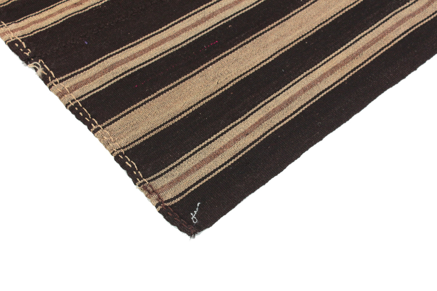 5x8 Brown Kilim Rug, Turkish Vintage Kilim Rug, Handmade Area Floor Rug, Modern Rug, Area Rug, Minimalist Decor, 6278