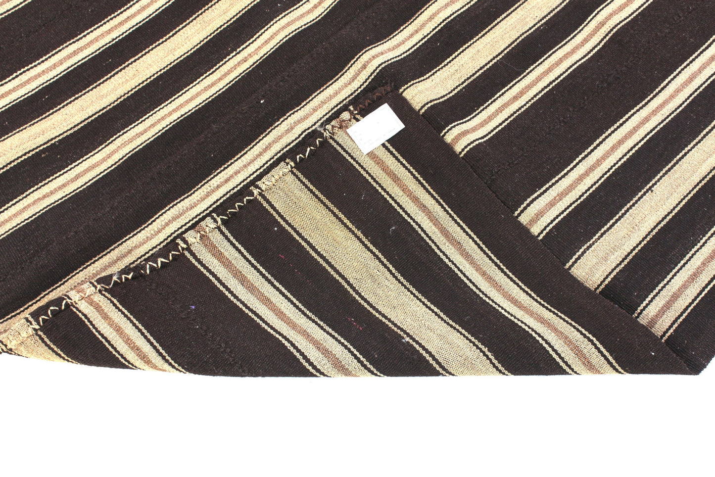 5x8 Brown Kilim Rug, Turkish Vintage Kilim Rug, Handmade Area Floor Rug, Modern Rug, Area Rug, Minimalist Decor, 6278