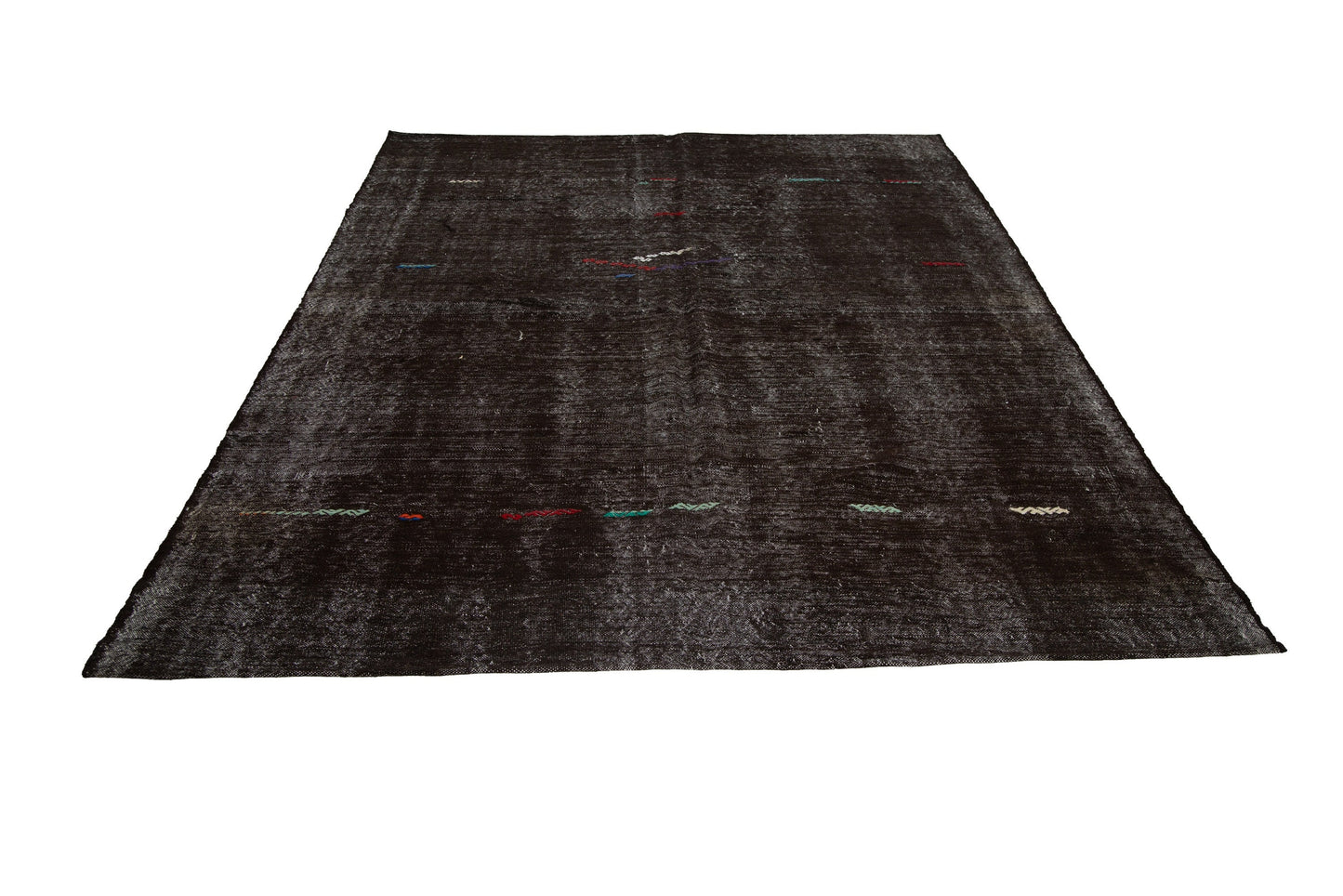 Turkish kilim rug, Vintage kilim rug, Area rug, Antique rug, Floor rug, Flat weave rug, 7x10 Brown rug,Dİstressed rug, Worn rug, Kilim,7850