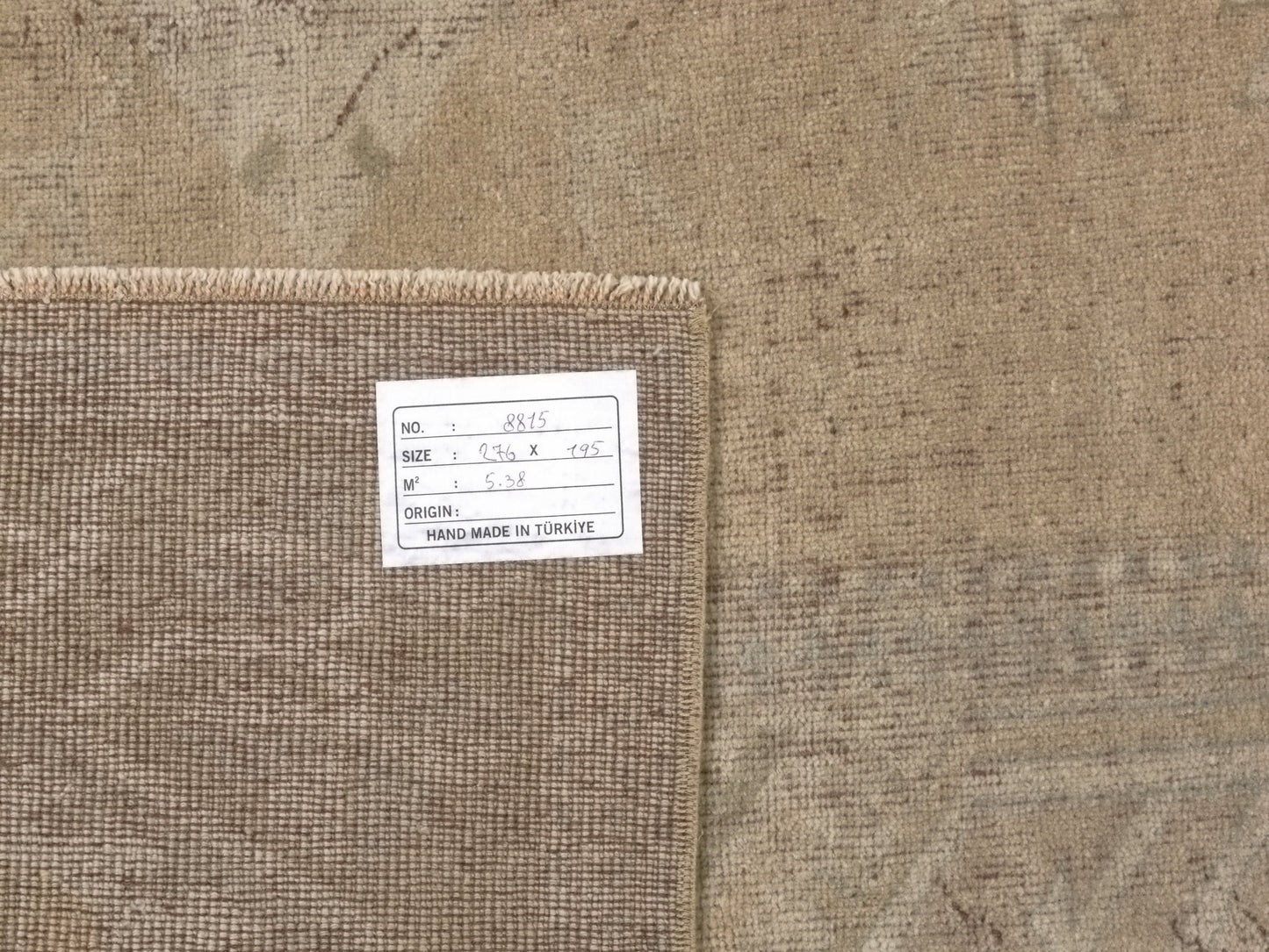 Muted Oushak Rug, Vintage Turkish Oushak Rug, 6x9 Turkish Rug, Beige Rug, Antique rug, Old Rug, Handmade rug, Area rug 6x9, Neutral rug,8815