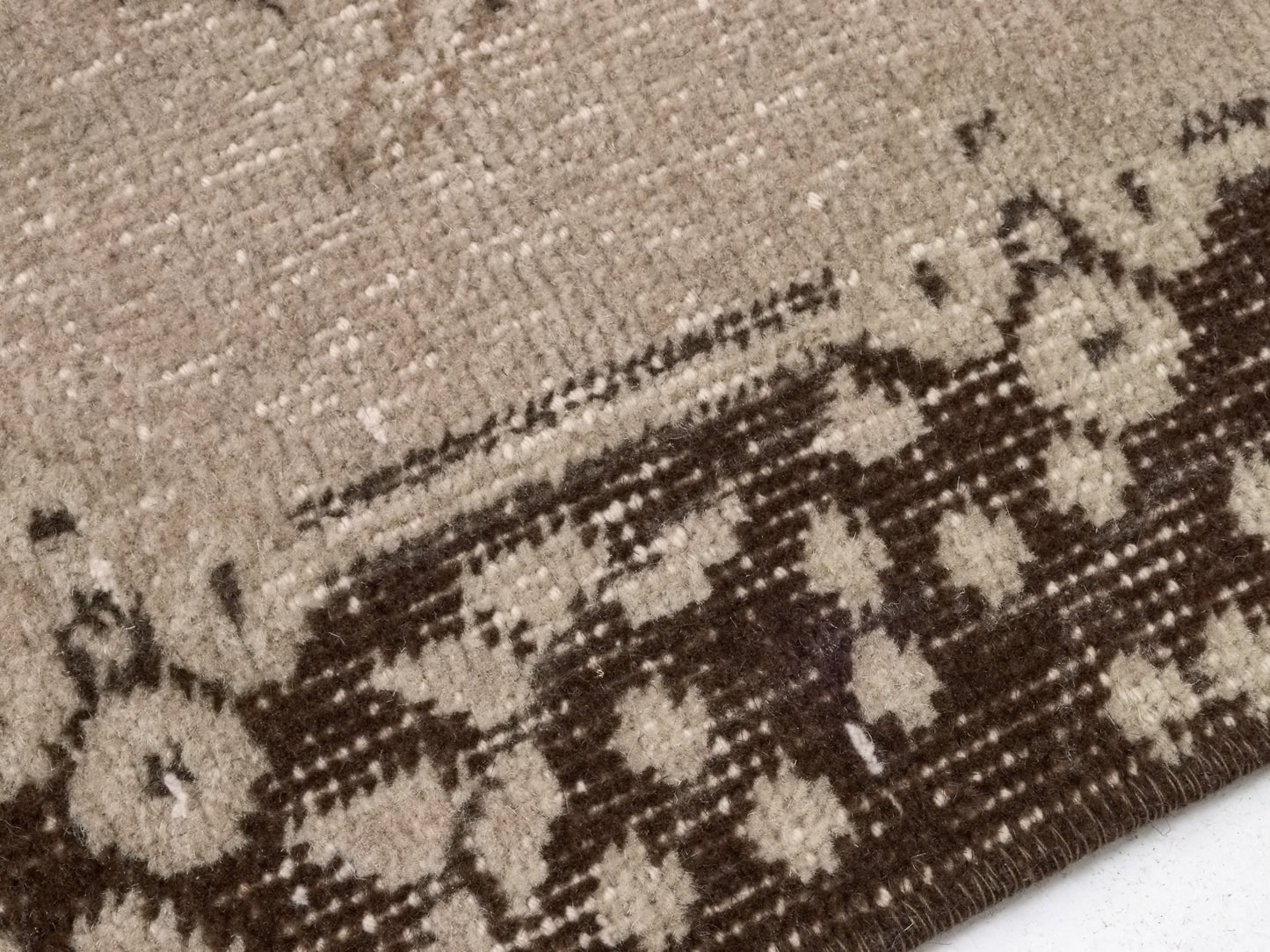 Turkish Vintage Carpet Rug, Handmade Oushak Rug, Beige Brown Area 4x7 Rug, Bedroom rug, Ethnic Rug, Unique Anatolia rug, Turkey rug,8806