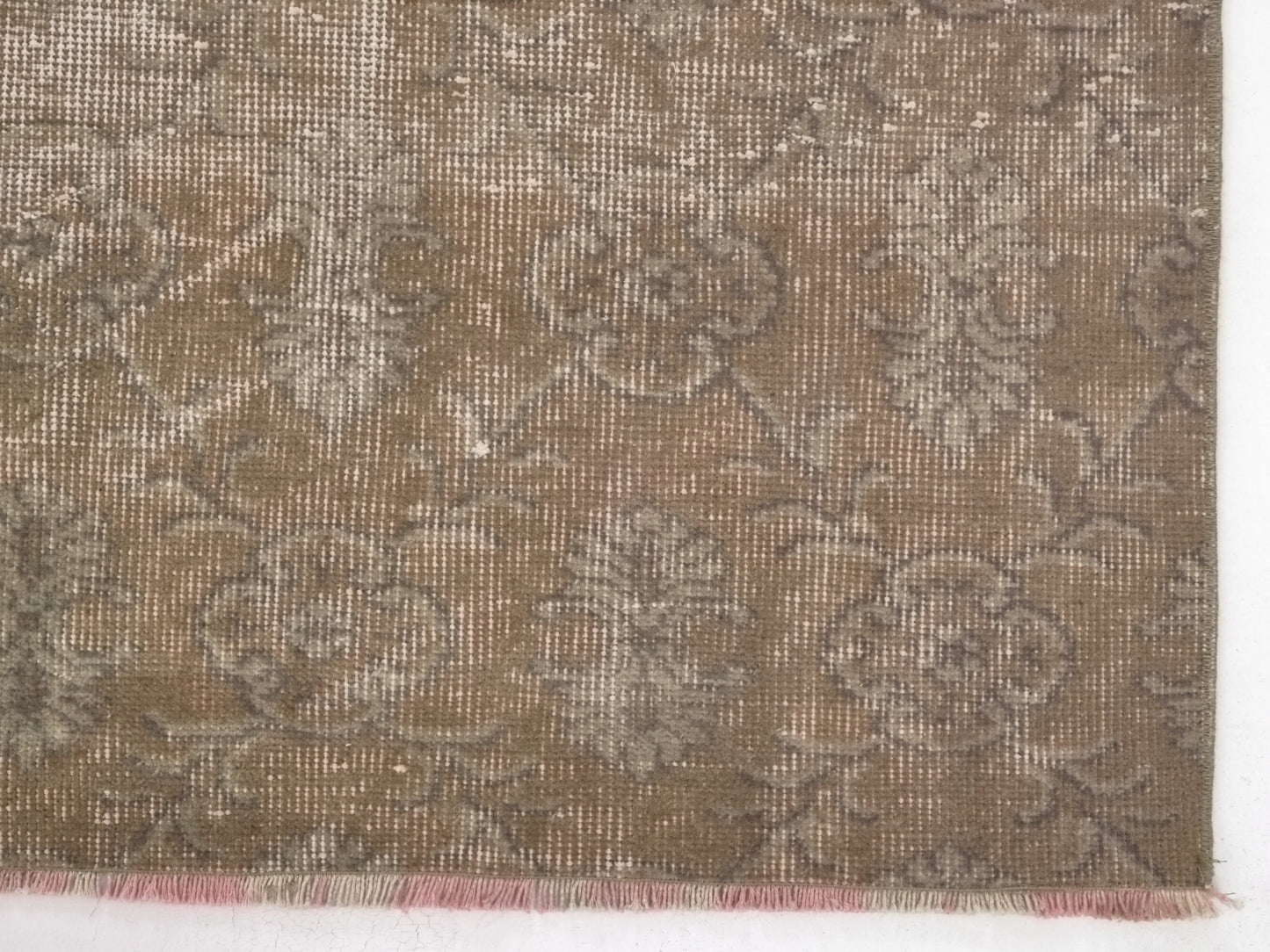 Distressed Turkish Rug, Oushak Rug Neutral, Handmade Rug, Vintage Carpet Rug, Area Rug, 7x10 Rug, Antique Turkish rug, Wool rug, 8817