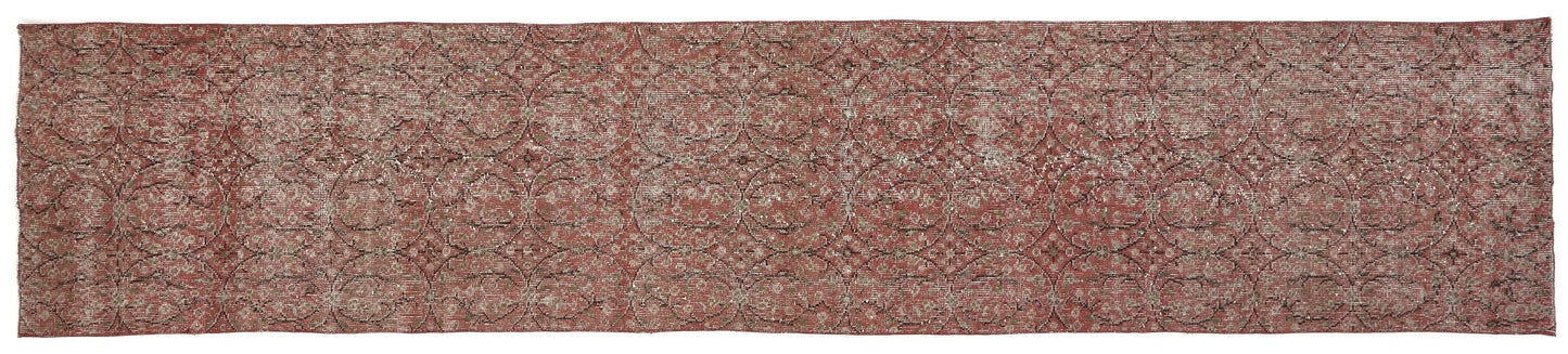 2x11 Orange Runner Rug, Carpet runner, Turkish Runner, Floor Runner Rug, Vintage Oushak Runner, Hallway Rug, Kitchen rug, Boho decor, 8696