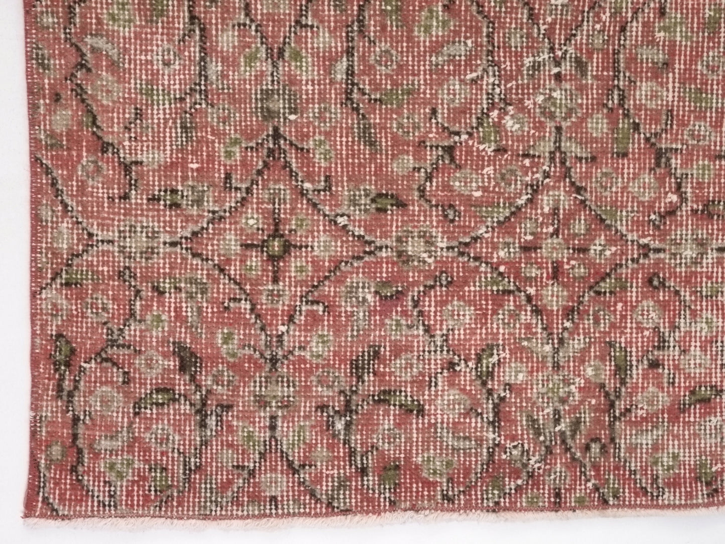 2x11 Orange Runner Rug, Carpet runner, Turkish Runner, Floor Runner Rug, Vintage Oushak Runner, Hallway Rug, Kitchen rug, Boho decor, 8696