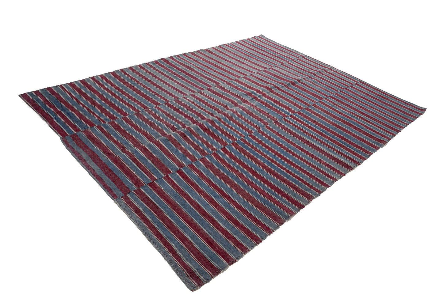 6x9 Vintage Turkish Kilim rug,6.4x8'9 ft,Striped rug,Pale rug,Unique rug,Farmhouse rug,Neutral rug,Area rug 6x9,Living room rug,9699