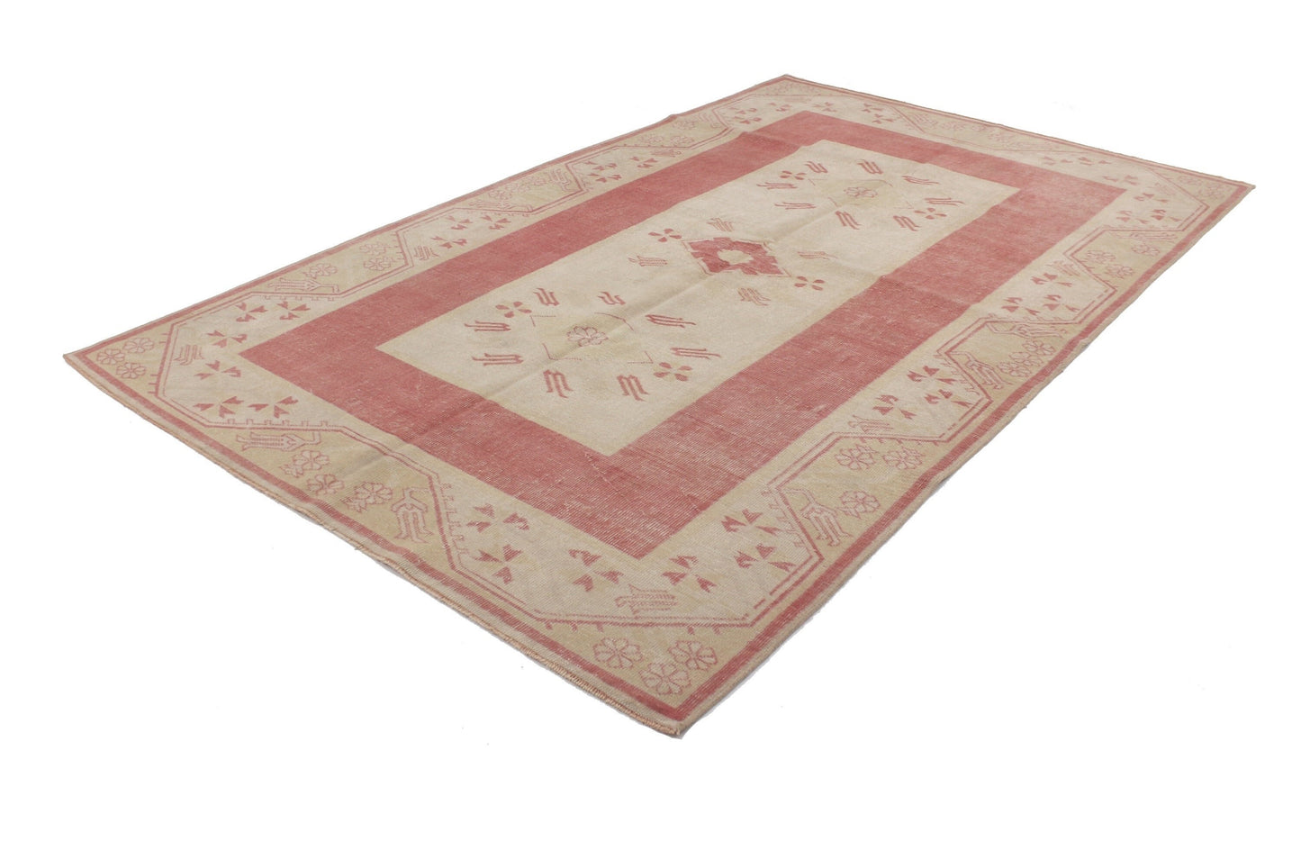 Unique Turkish Vintage Rug, 5x8 Rug ,Turkish Rug Oushak, One of a kind Rug, Bohemian Decor, Entryway Rug ,Neutral Rug Vintage, 4434