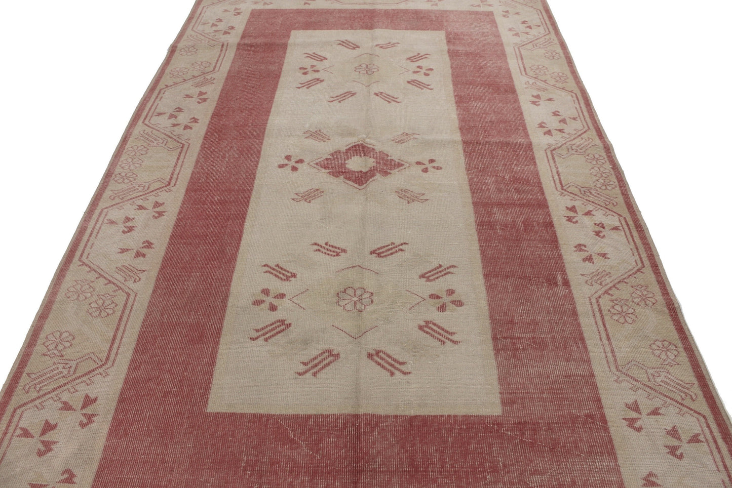 Unique Turkish Vintage Rug, 5x8 Rug ,Turkish Rug Oushak, One of a kind Rug, Bohemian Decor, Entryway Rug ,Neutral Rug Vintage, 4434