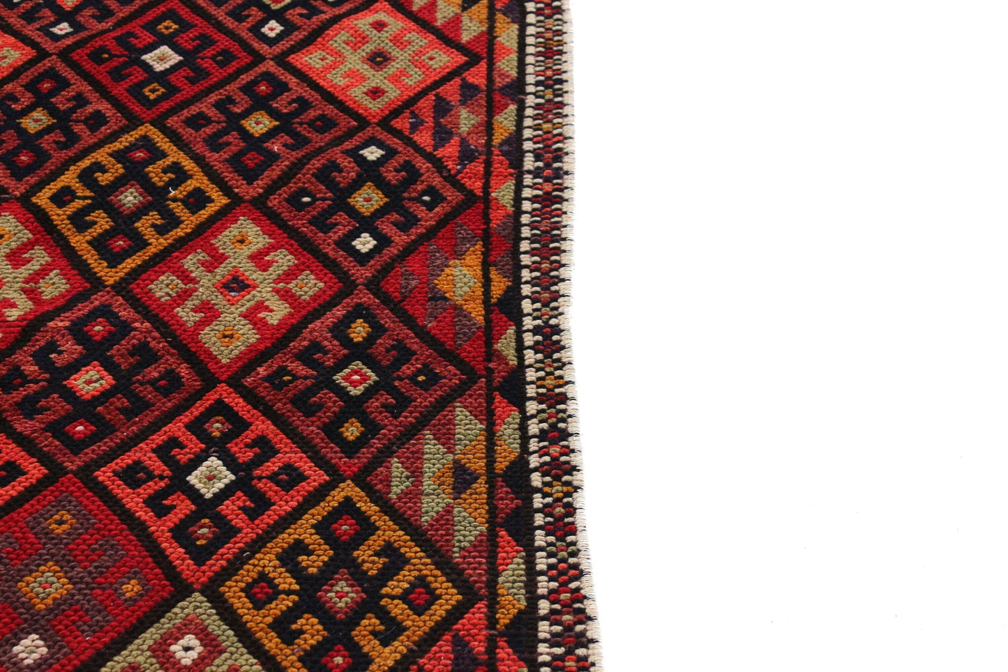 Extra Long Carpet Runner Rug, 3x13 Rug Runner,Turkish Vintage Oushak Runner,Bohemian,Entryway Rug, Made in Anatolia,Runner,6215