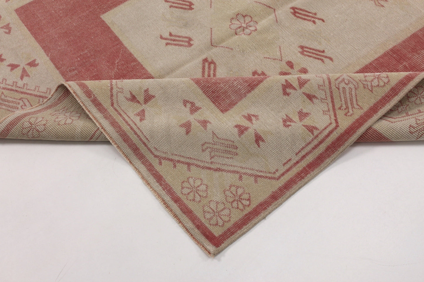 Unique Turkish Vintage Rug, 5x8 Rug ,Turkish Rug Oushak, One of a kind Rug, Bohemian Decor, Entryway Rug ,Neutral Rug Vintage, 4434