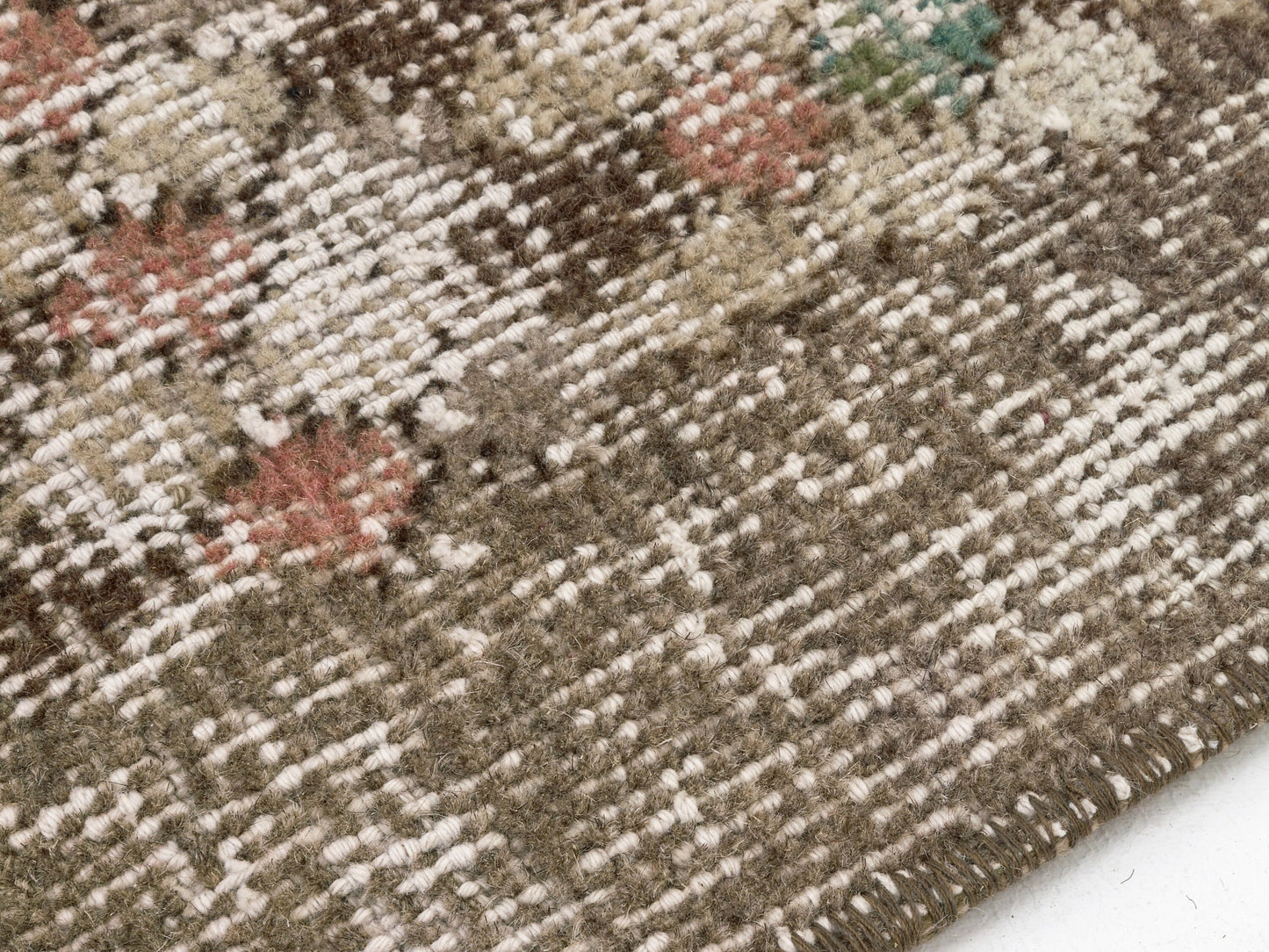 Scandinavian Turkish Rug, Oushak Rug, Vintage Rug, Carpet rug, Checked rug, Antique Rug, Bedroom rug, Art deco rug, Area rug 3x6, Rug,8903