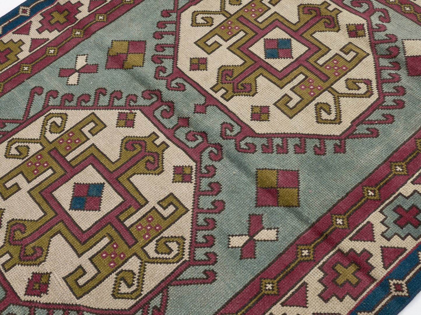 One of a kind Oushak Vintage Rug , Turkish rug, 4x6 Neutral Handmade Rug, Antique rug, Unique rug, Ethnic rug, Small Turkish Rug, 8916