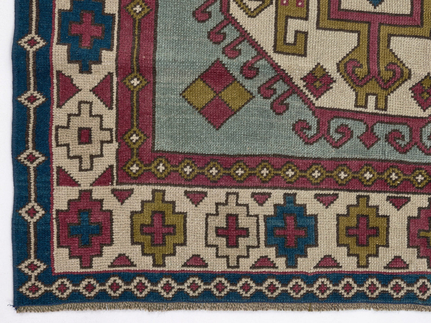 One of a kind Oushak Vintage Rug , Turkish rug, 4x6 Neutral Handmade Rug, Antique rug, Unique rug, Ethnic rug, Small Turkish Rug, 8916