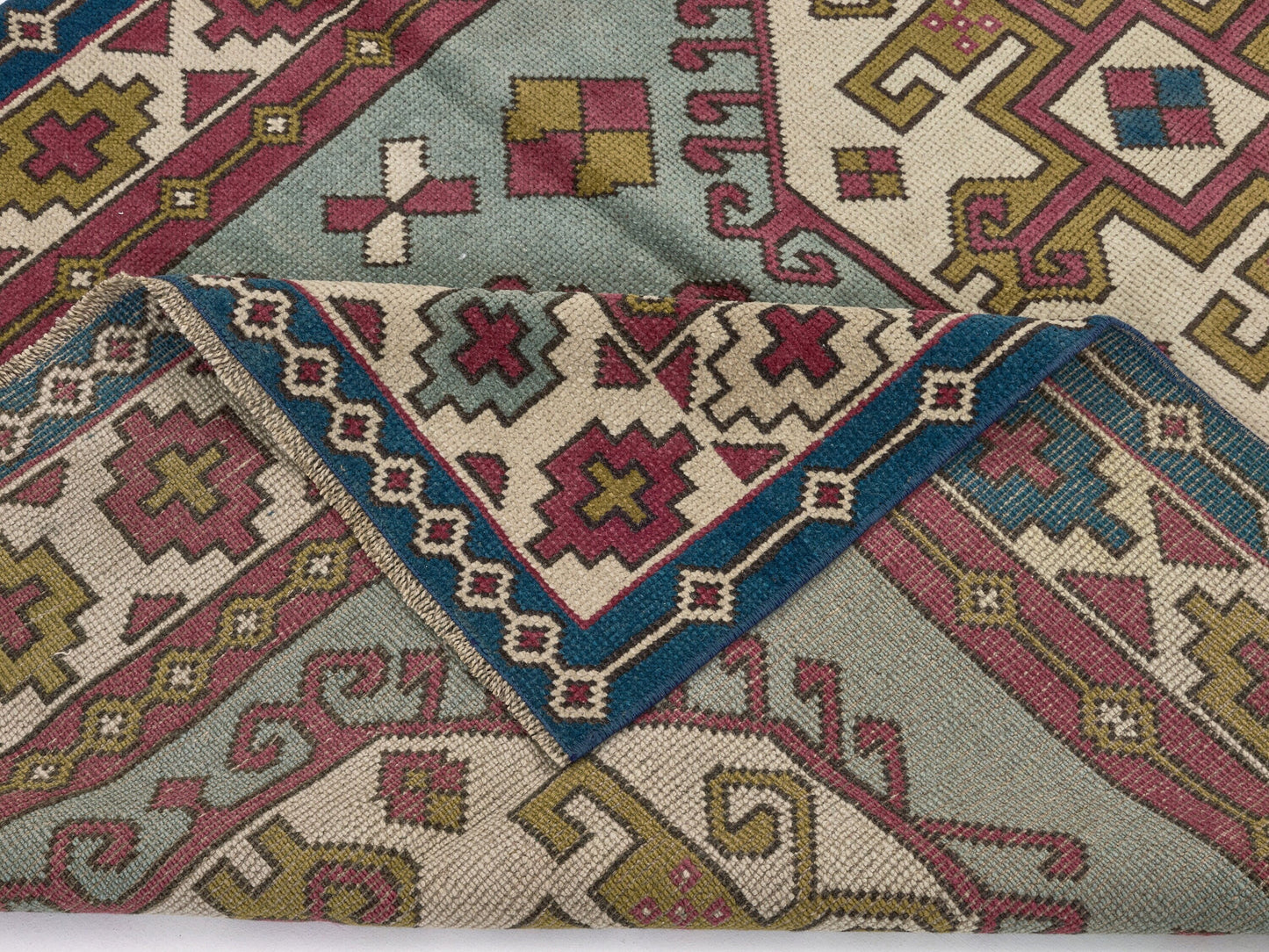 One of a kind Oushak Vintage Rug , Turkish rug, 4x6 Neutral Handmade Rug, Antique rug, Unique rug, Ethnic rug, Small Turkish Rug, 8916