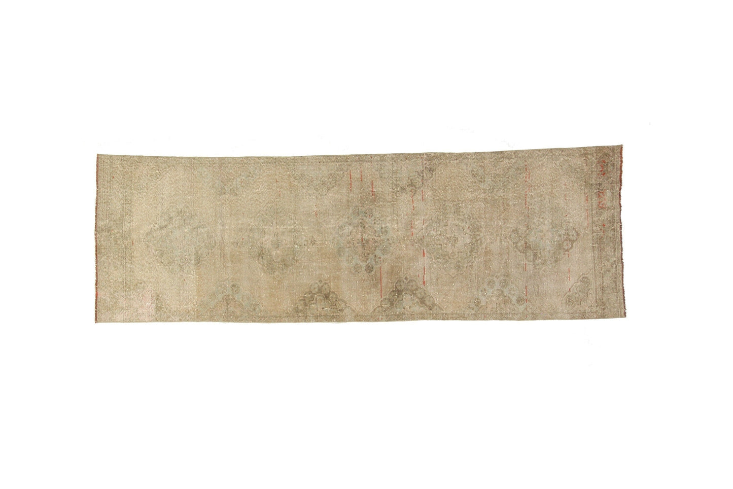 Charcoal runner rug,Faded rug runner, Vintage runner, Turkish runner, Oushak runner ,Handmade rug, Hallway rug, 3x10 Rug runner, 5913