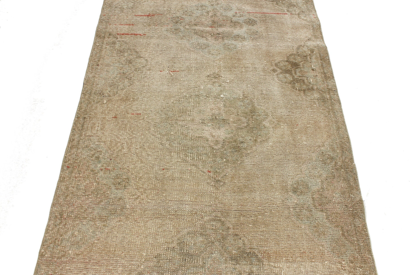 Charcoal runner rug,Faded rug runner, Vintage runner, Turkish runner, Oushak runner ,Handmade rug, Hallway rug, 3x10 Rug runner, 5913