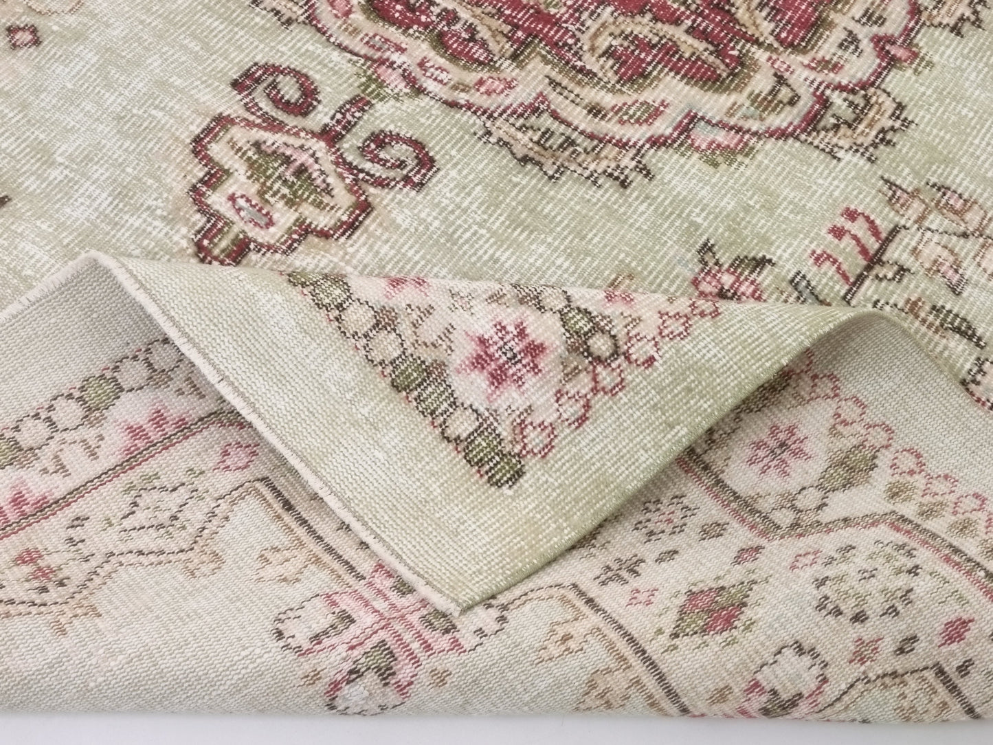 6x8 Rug, Retro Turkish Rug, Oushak Rug Medallion, Boho Vintage Rug, Area rug, Carpet rug, Unique Bedroom rug, Etsy rug, Nursery rug, 10327
