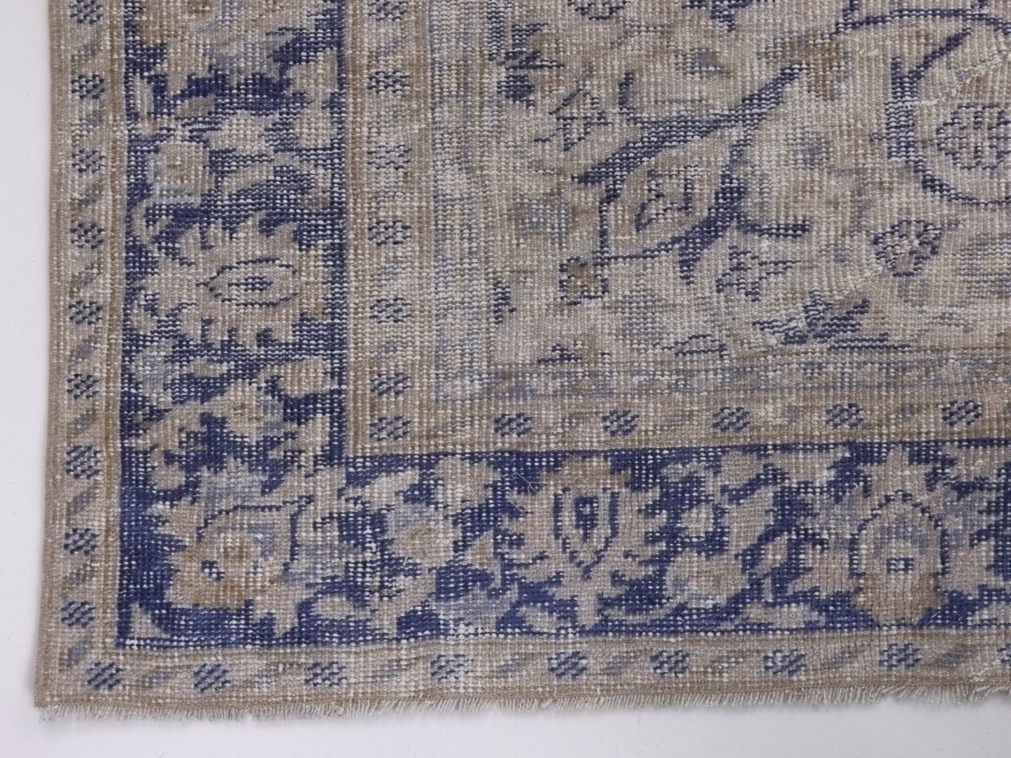 Faded Area Rug, Turkish Carpet rug, Vintage Oushak Rug, Neutral Rug, 7x10 Rug, Scandinavian Decor, Living room, One of a kind, RUG, 10334