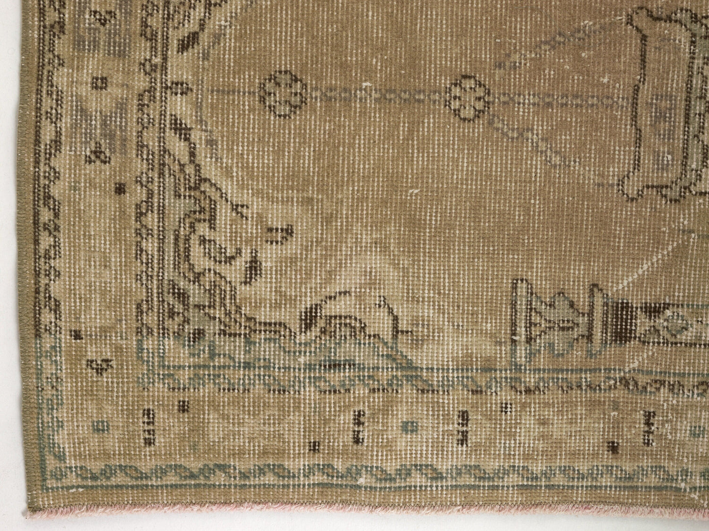 Turkish Runner Rug, Oushak Runner, Vintage Runner, Long Wide Runner rug, 4x16 Rug runner, Anatolia runner, Hallway Runner, Entry rug,9583
