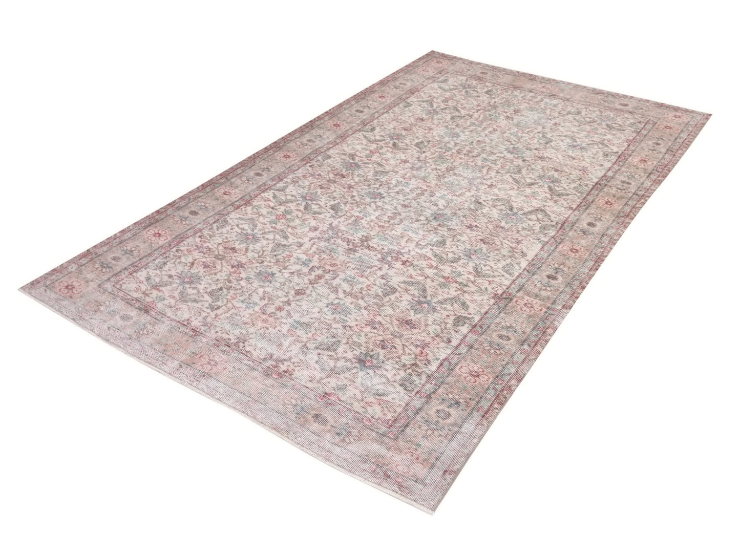 Turkish Oushak Rug 5x9, Vintage Beige Carpet Rug, Handmade Rug, Neutral Area rug, Home decor, Farmhouse Rug, Unique rug, Area rug, 10239