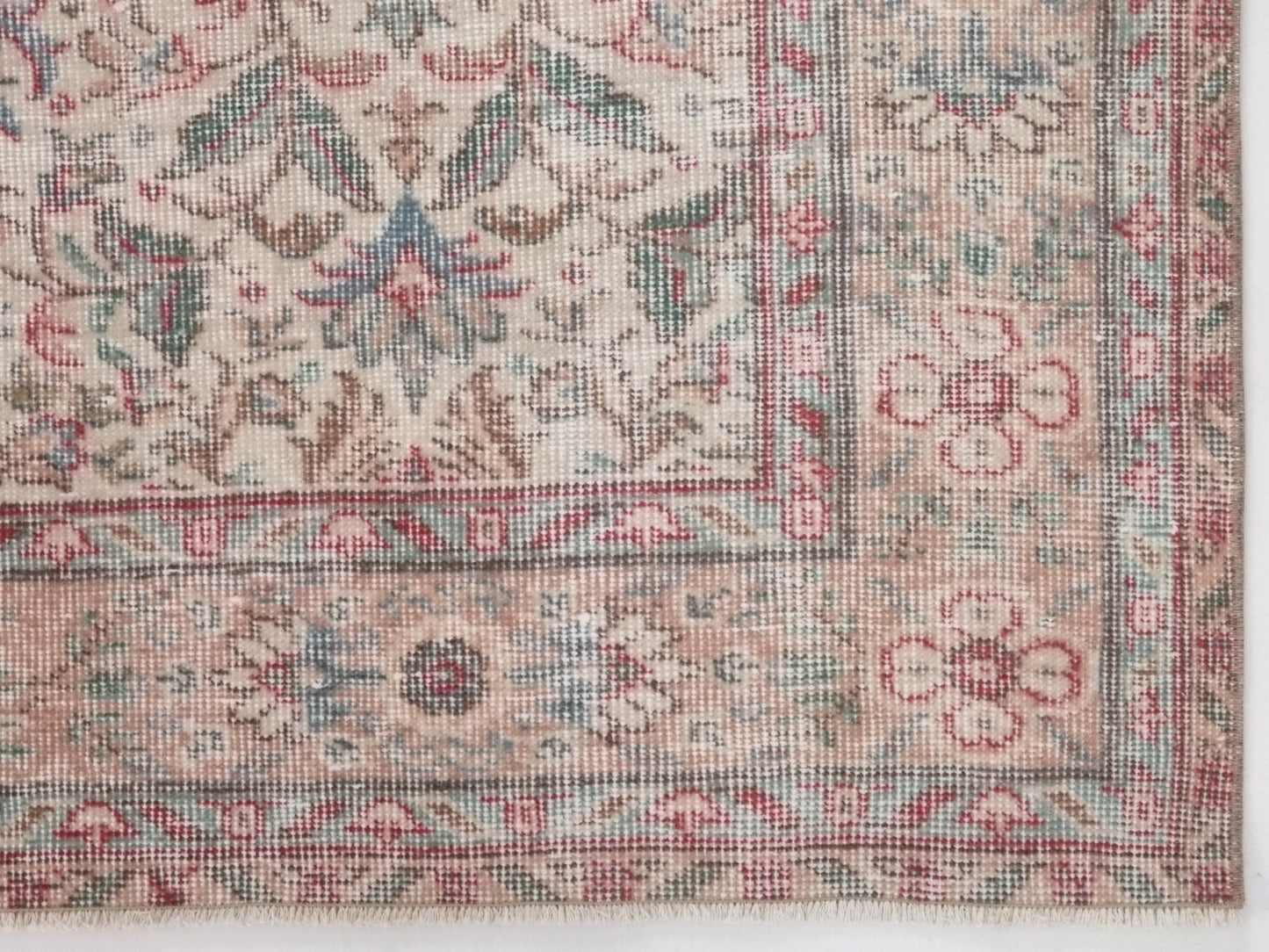 Turkish Oushak Rug 5x9, Vintage Beige Carpet Rug, Handmade Rug, Neutral Area rug, Home decor, Farmhouse Rug, Unique rug, Area rug, 10239