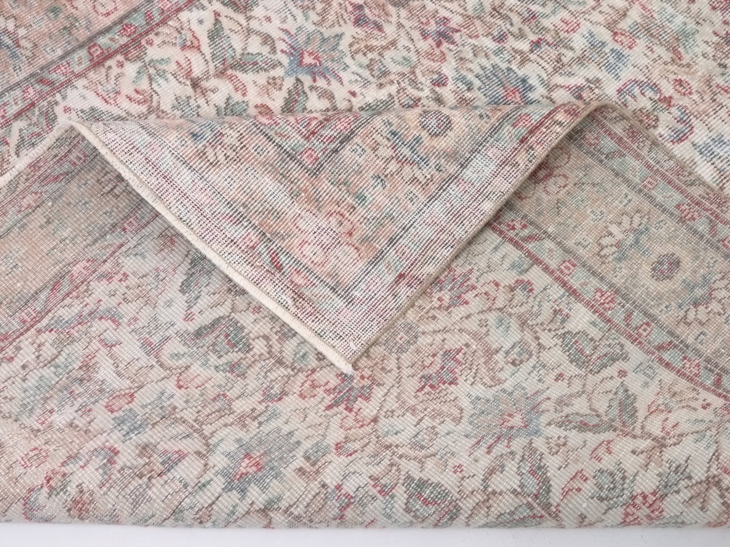Turkish Oushak Rug 5x9, Vintage Beige Carpet Rug, Handmade Rug, Neutral Area rug, Home decor, Farmhouse Rug, Unique rug, Area rug, 10239