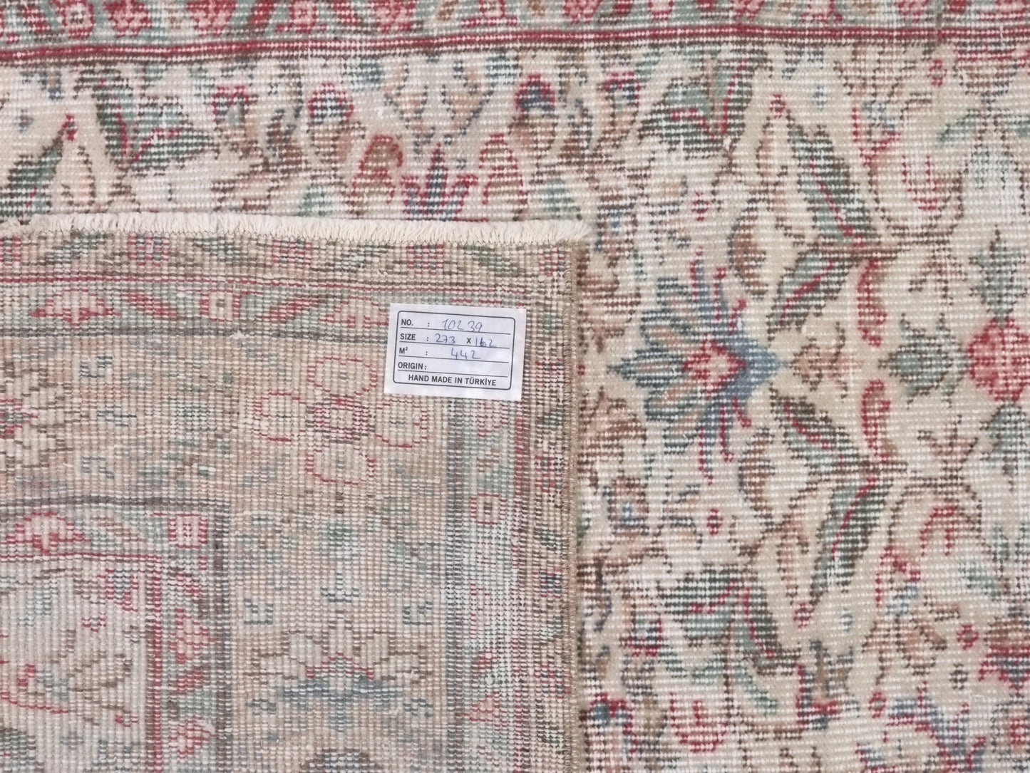 Turkish Oushak Rug 5x9, Vintage Beige Carpet Rug, Handmade Rug, Neutral Area rug, Home decor, Farmhouse Rug, Unique rug, Area rug, 10239