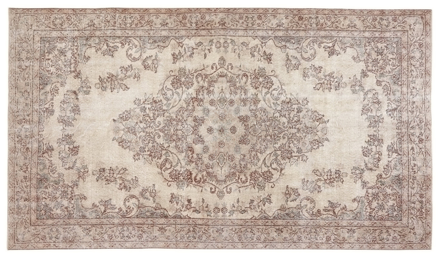 Faded Carpet rug, Handmade rug, Muted Rug, Oushak Vintage Turkish rug, Unique rug, Living room rug, Farmhouse decor, Antique RUG 5x8,10217