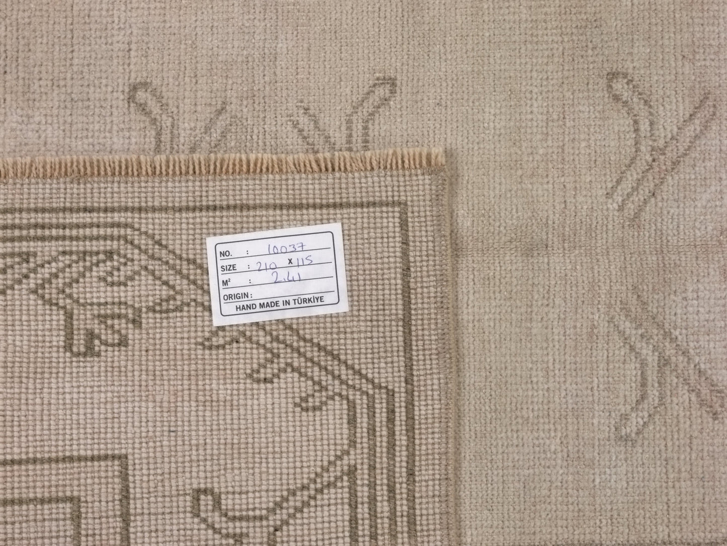 Farmhouse decor Vintage rug, Stunning Oushak rug, Area rug 4x7, Faded rug,Antique Turkish rug, Hand Knotted Neutral rug, Oriental rug, 10037
