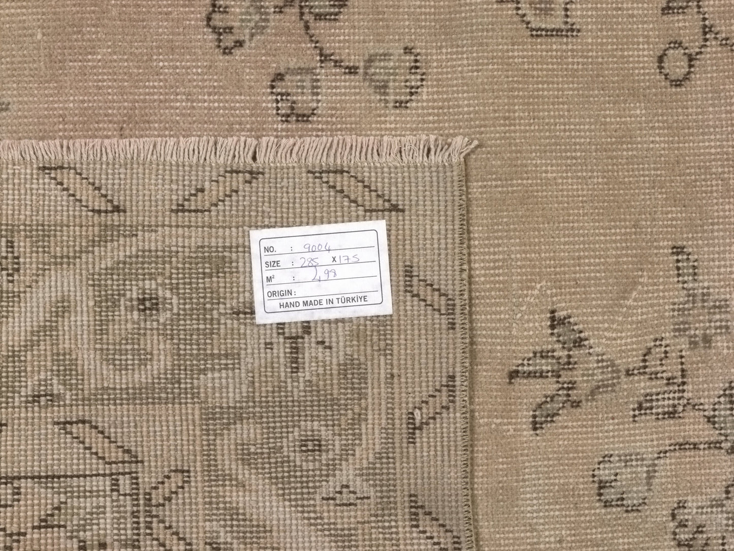 Antique Turkish rug, Oushak Vintage rug , 6x9 Area rug, Turkish rug, Neutral rug , Soft rug , Oriental rug, Old rug, 9004
