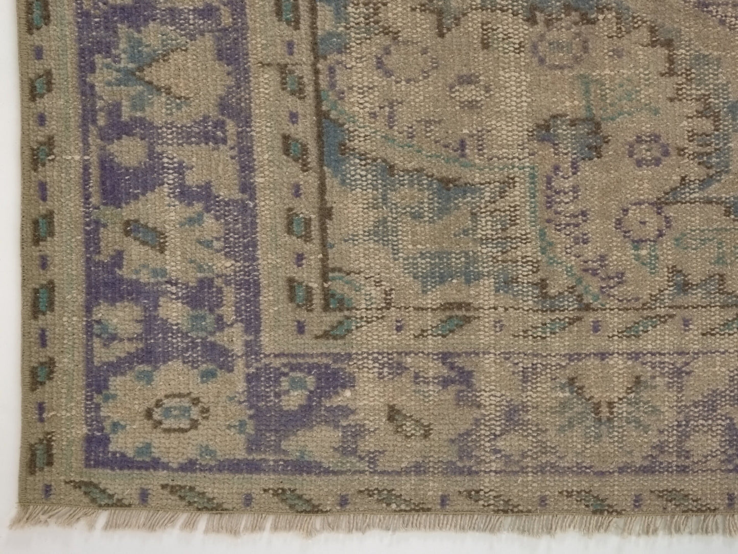 Vintage Rug 6x9, Turkish rug 6x9, Oushak Carpet rug, Living room rug, Muted rug,Faded rug, Handmade rug, Boho decor, Turkey rug, 8960