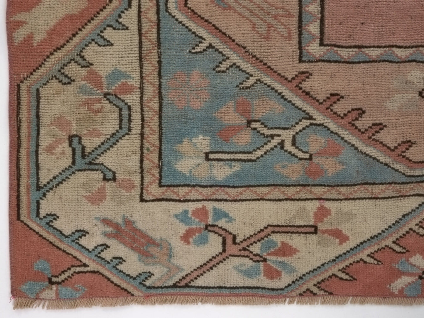 5x6 Rug, Turkish rug, Vintage rug, Oushak rug, Neutral rug, Area rug, Bedroom rug, Fine rug, Etsy rug, Old rug, Unique Turkish Rugs, 8933