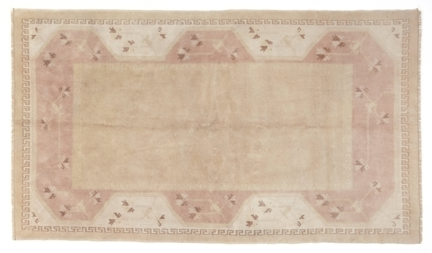 Vintage Rug 4x7, Turkish Rug, Oushak rug, Handmade rug, Pastel Turkish Rug, Bedroom rug, Area rug 4x7, Carpet rug, 10059