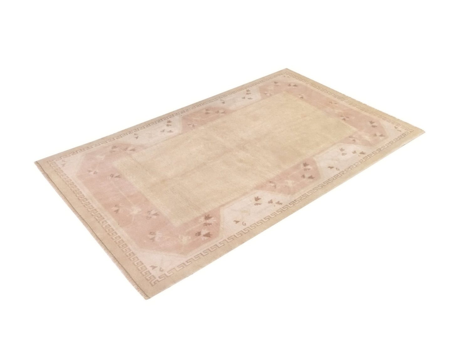 Vintage Rug 4x7, Turkish Rug, Oushak rug, Handmade rug, Pastel Turkish Rug, Bedroom rug, Area rug 4x7, Carpet rug, 10059