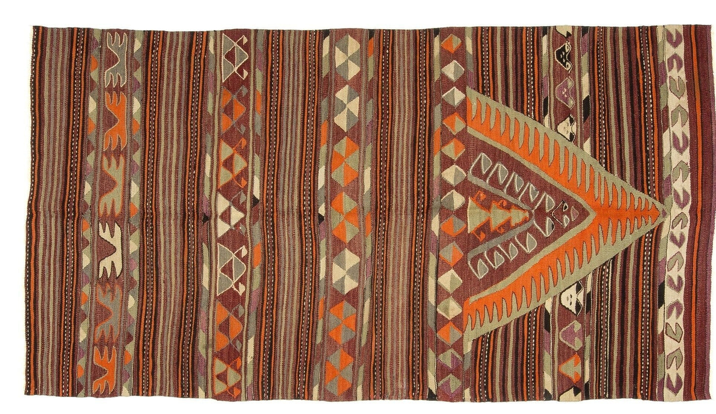 Kilim Rug, Area Kilim Rug, Vintage Antique Kilim Rug, Living Room Rug, Bohemian Rug, Rug Kilim 4x7, Turkish Kilim Rug, Handmade Kilim, 2580