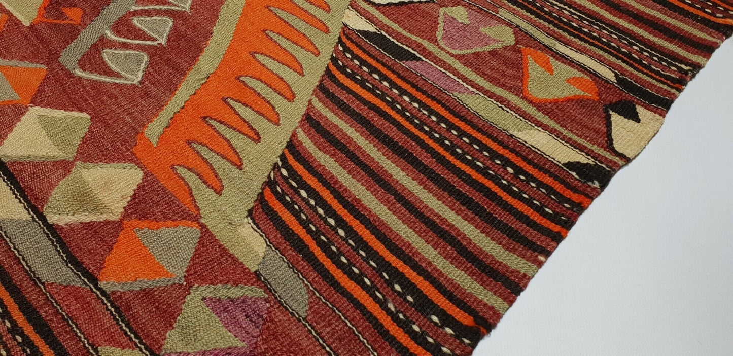 Kilim Rug, Area Kilim Rug, Vintage Antique Kilim Rug, Living Room Rug, Bohemian Rug, Rug Kilim 4x7, Turkish Kilim Rug, Handmade Kilim, 2580