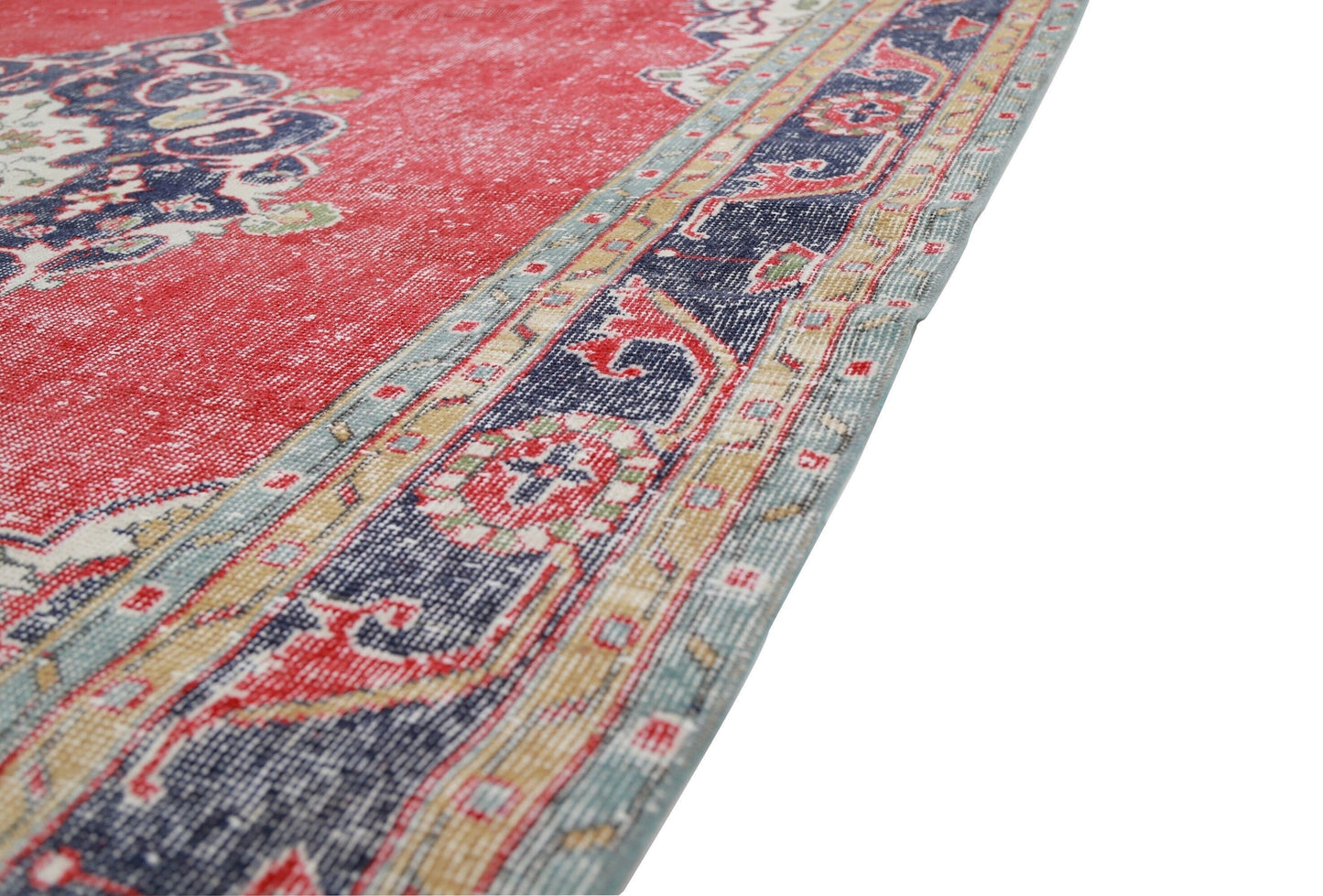 7x11 Turkish Rug, Oushak Rug Red, Handmade Rug, Carpet Rug, Vintage Rug Floral, Floor Rug, Living room Rug, ,Boho Decor, 4568