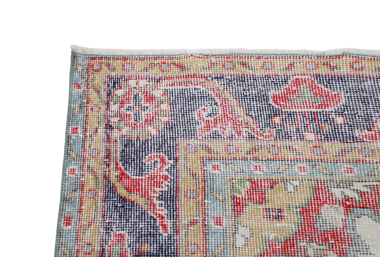 7x11 Turkish Rug, Oushak Rug Red, Handmade Rug, Carpet Rug, Vintage Rug Floral, Floor Rug, Living room Rug, ,Boho Decor, 4568