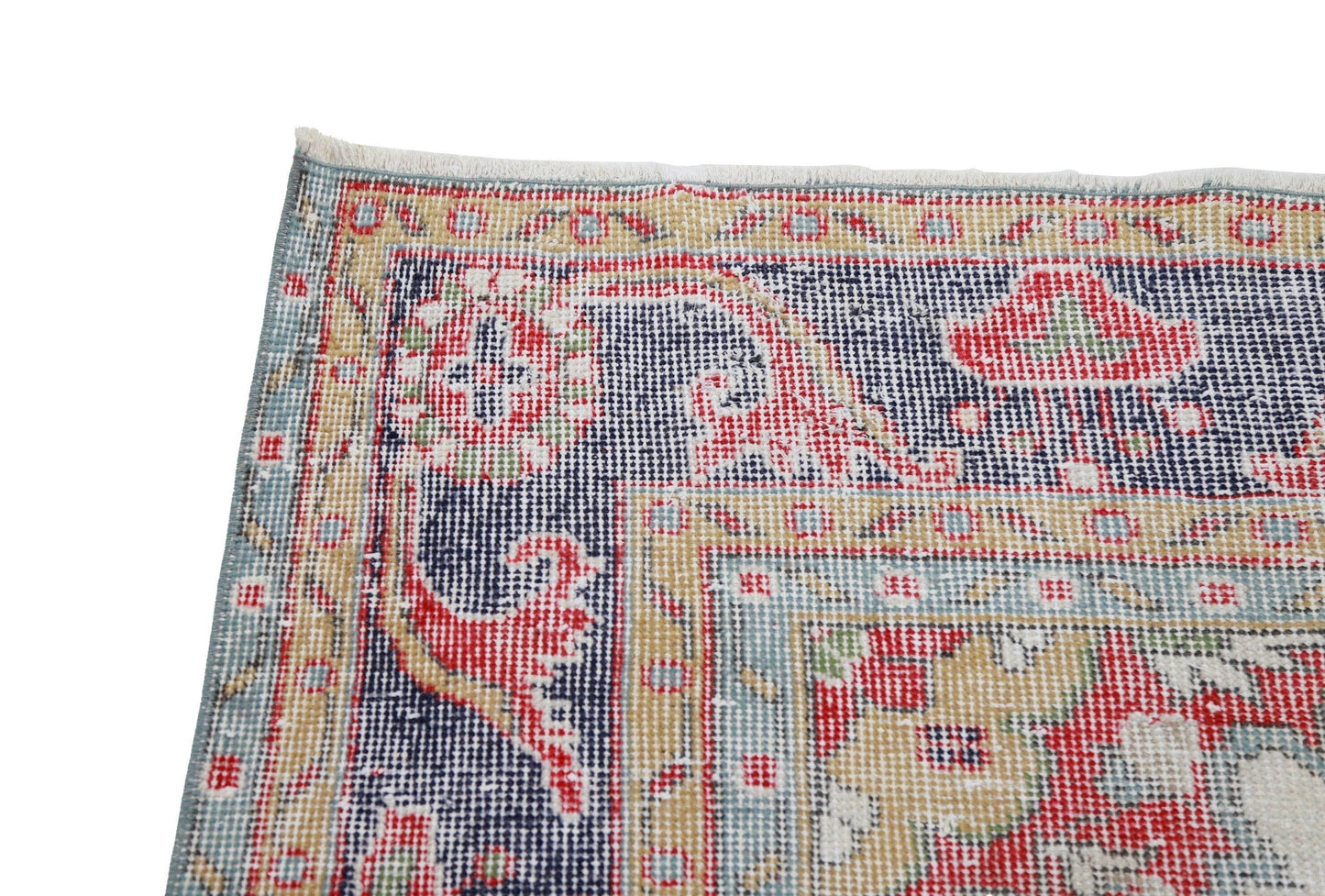 7x11 Turkish Rug, Oushak Rug Red, Handmade Rug, Carpet Rug, Vintage Rug Floral, Floor Rug, Living room Rug, ,Boho Decor, 4568