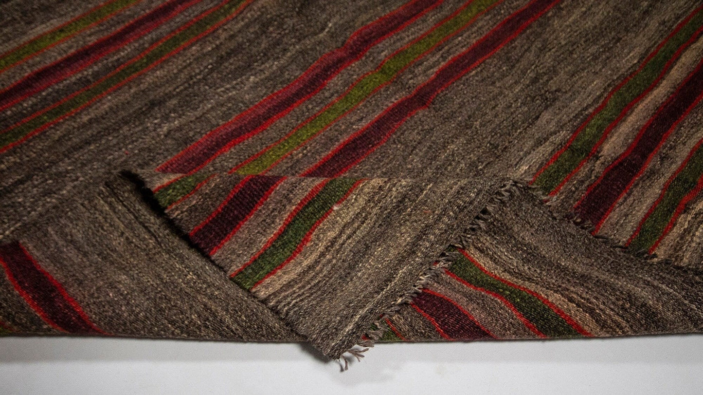 Turkish Handmade Kilim Rug, Area Eclectic Kilim Rug, Vintage Bohemian Kilim Rug, Rug Kilim 5x8, Living Room Rug,Wool Rug, Anatolia Rug, 3763