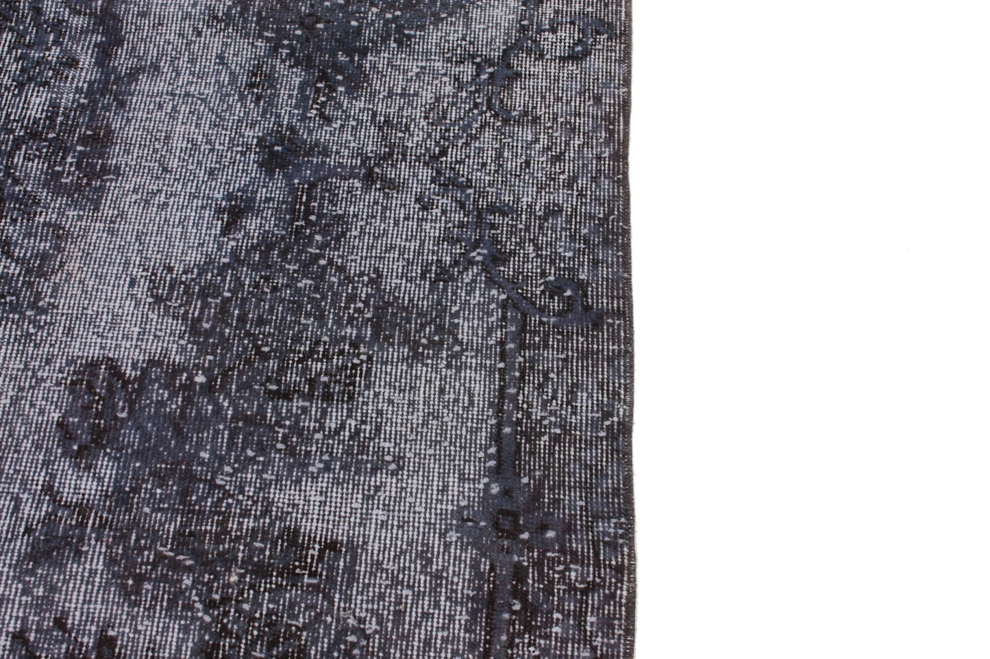 Overdye Blue Turkish Rug, Vintage Rug Distressed, Oushak Carpet Rug, Area Rug Floral 5x8, Contemporary ,Living Room, Handmade ,Rug,1202