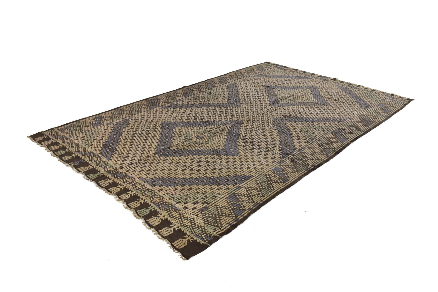 Rug Kilim 6x9, Handmade Unique Kilim Rug, Area Faded Kilim Rug, Bohemian Rug, Anatolia Rug,Living Room Rug, Turkish Antique Kilim Rug, 3202