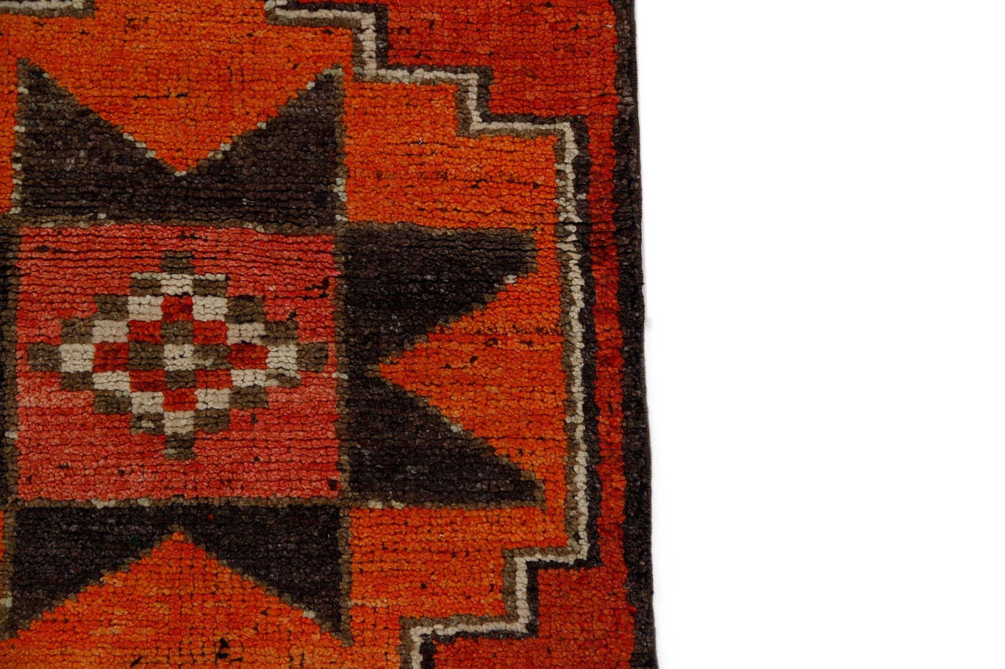 Runner rug, Floor Vintage runner, Oushak runner, Turkish Carpet Runner rug, Red Brown Runner rug 3x10, Hallway rug, Kitchen rug, 7217