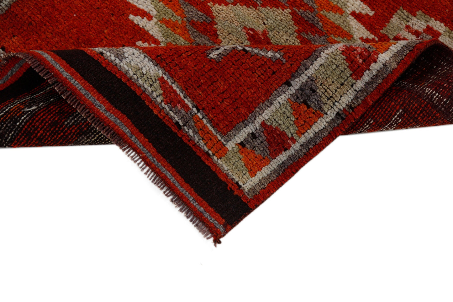 3x12 Hallway Runner Rug, Turkish rug runner, Vintage runner, Oushak runner, Kitchen rug, Corridor rug ,Floor runner, Stair rug, 7207