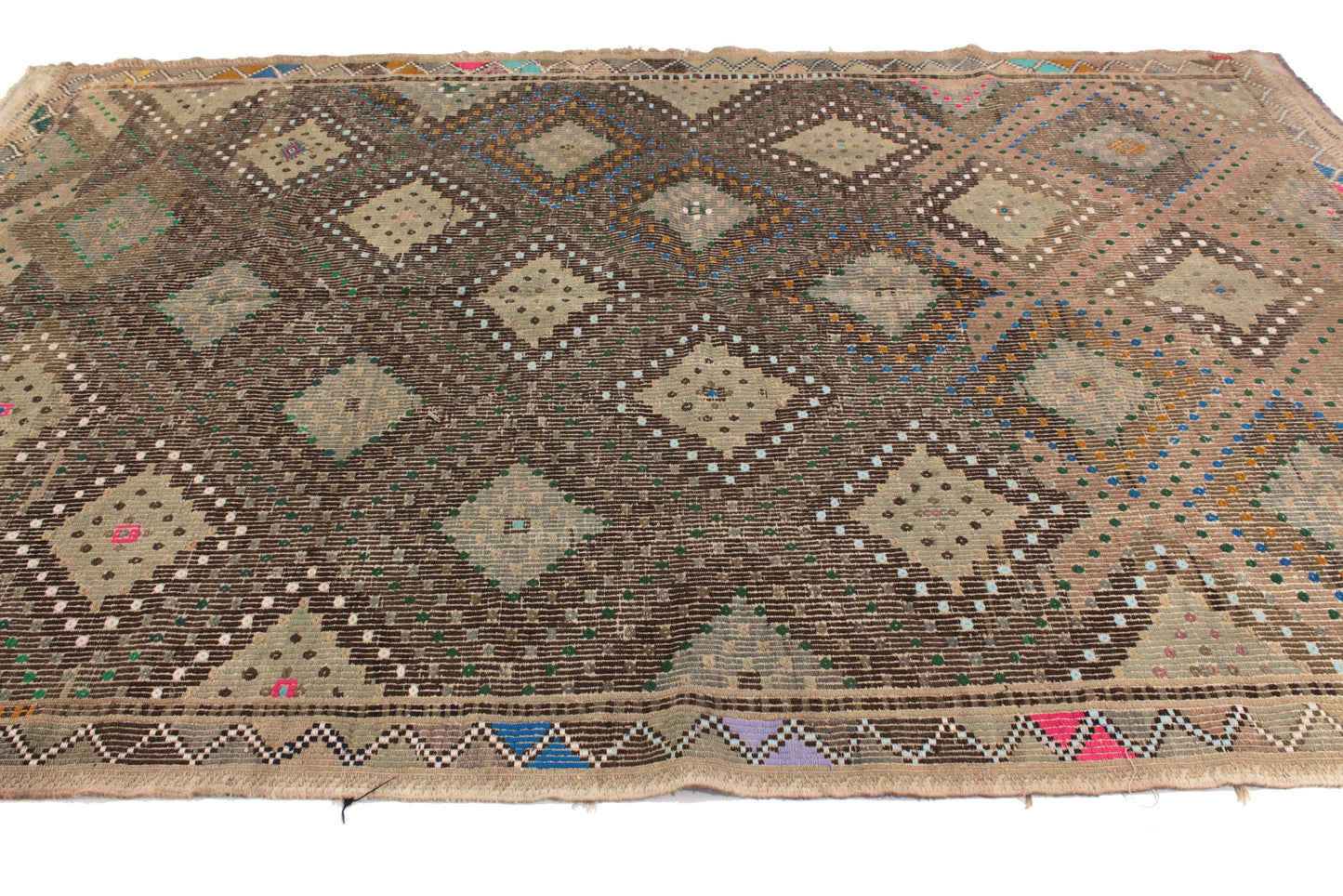 Rug Kilim 6x9, Turkish Faded Kilim Rug, Vintage Unique Kilim Rug, Kilim Rug, Area Kilim Rug, Bedroom Rug, Scandinavian Rug, Rug Kilim, 6268