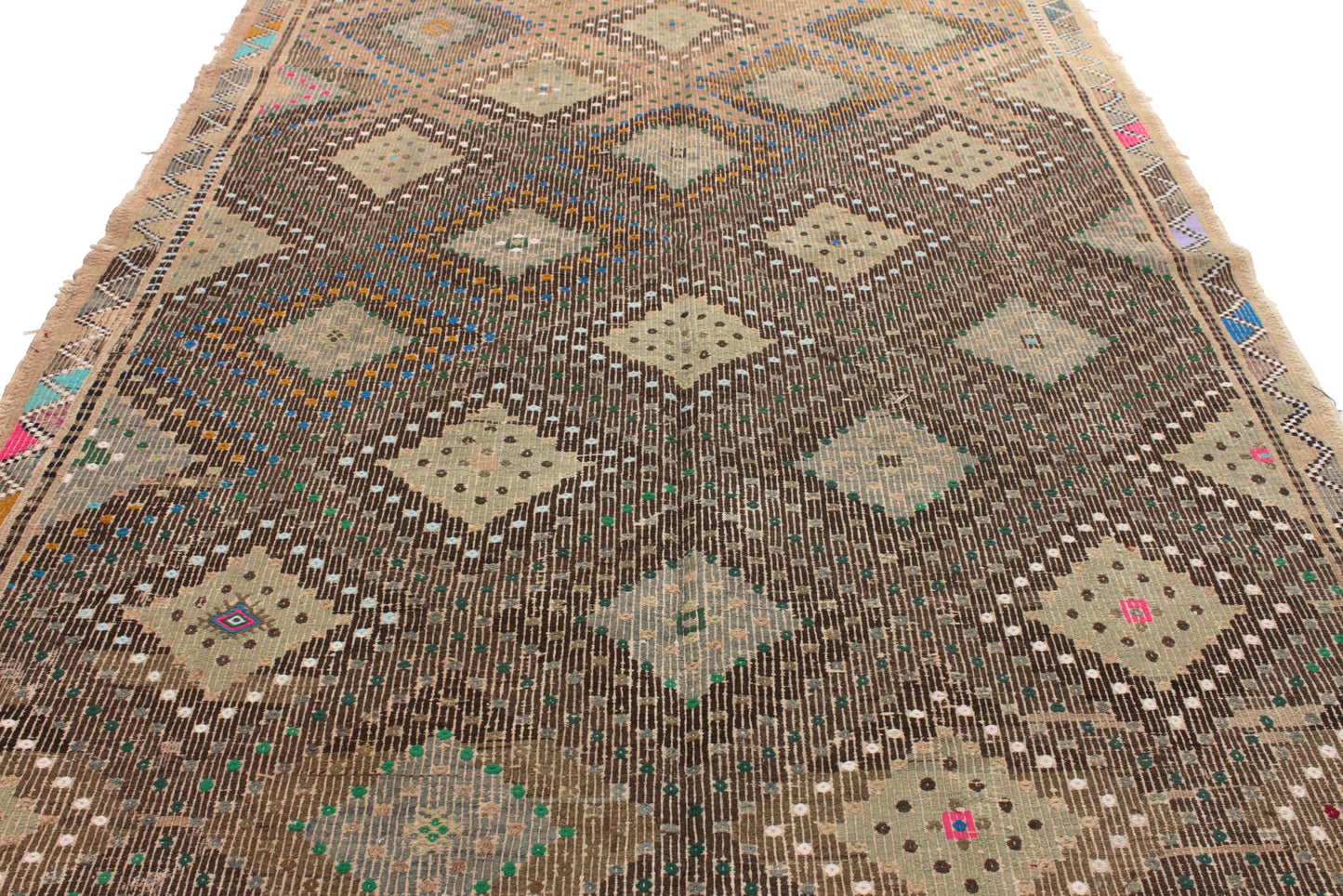 Rug Kilim 6x9, Turkish Faded Kilim Rug, Vintage Unique Kilim Rug, Kilim Rug, Area Kilim Rug, Bedroom Rug, Scandinavian Rug, Rug Kilim, 6268