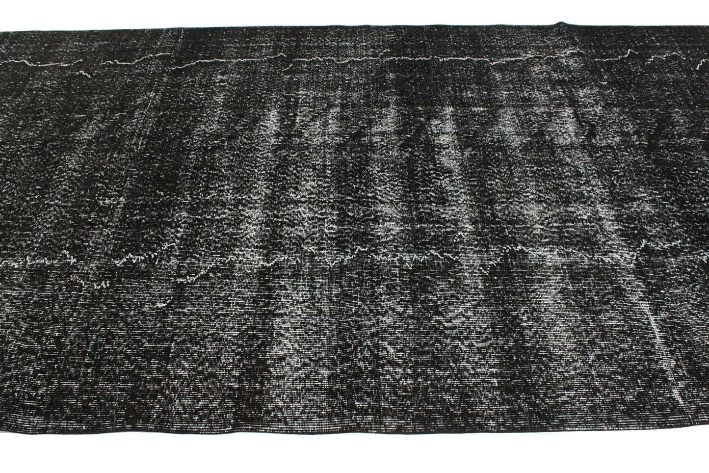 Turkish Vintage Rug, 6x9 Overdye Black Rug, Area Rug, Living Room Rug, Carpet Rug, 3159
