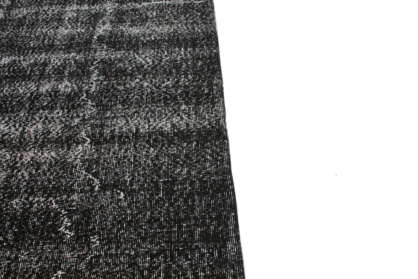 Turkish Vintage Rug, 6x9 Overdye Black Rug, Area Rug, Living Room Rug, Carpet Rug, 3159