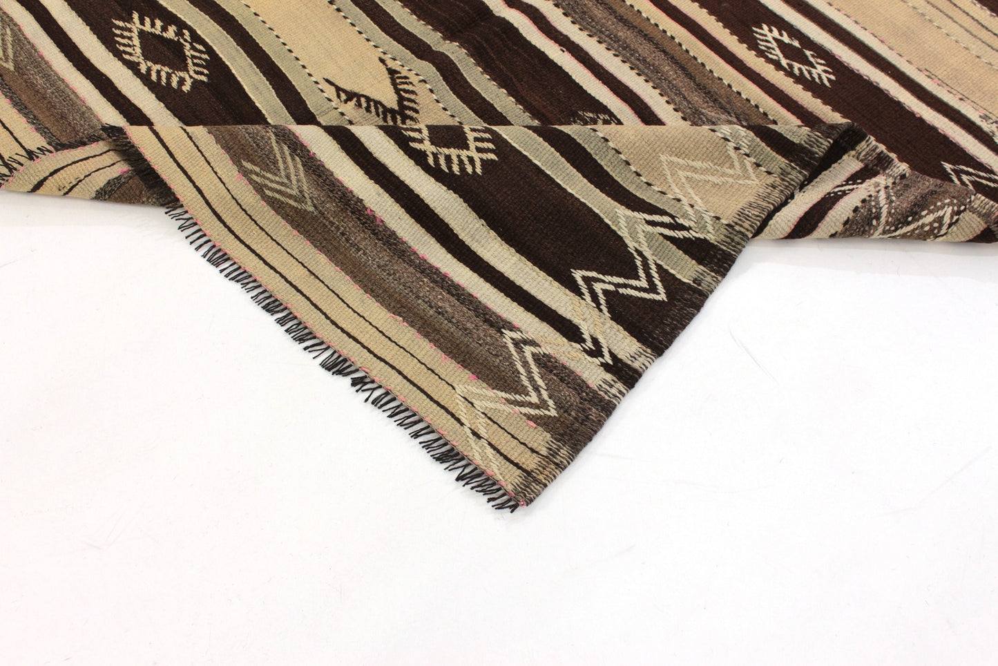 Handmade Kilim Rug, Vintage Kilim Rug, Turkish Eclectic Kilim Rug, Rug Kilim, Area Faded Kilim Rug, Living Room Rug, Kilim Rug 5x10, 6047