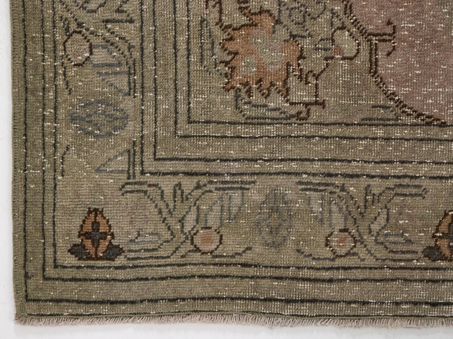 3x4 Small Oushak Rug, Vintage Turkish rug, Bohemian Small Rug, Anatolian rug, Handmade Rug, One of a kind carpet Rug, 8665