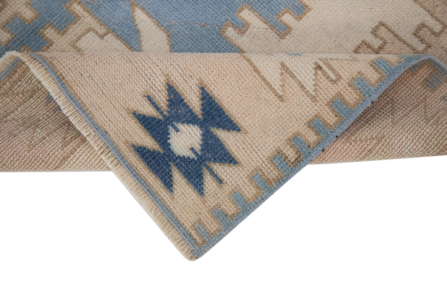 4x7 Turkish Oushak Rug, HANDMADE VİNTAGE Rug, AREA Rug Turkey, Home decor ,Coastal rug, Fine rug, Unique rug, Faded rug, Anatolia,7299